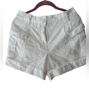 ✨Derek Lam 10 Crosby beautiful white cotton shorts! Like new!✨